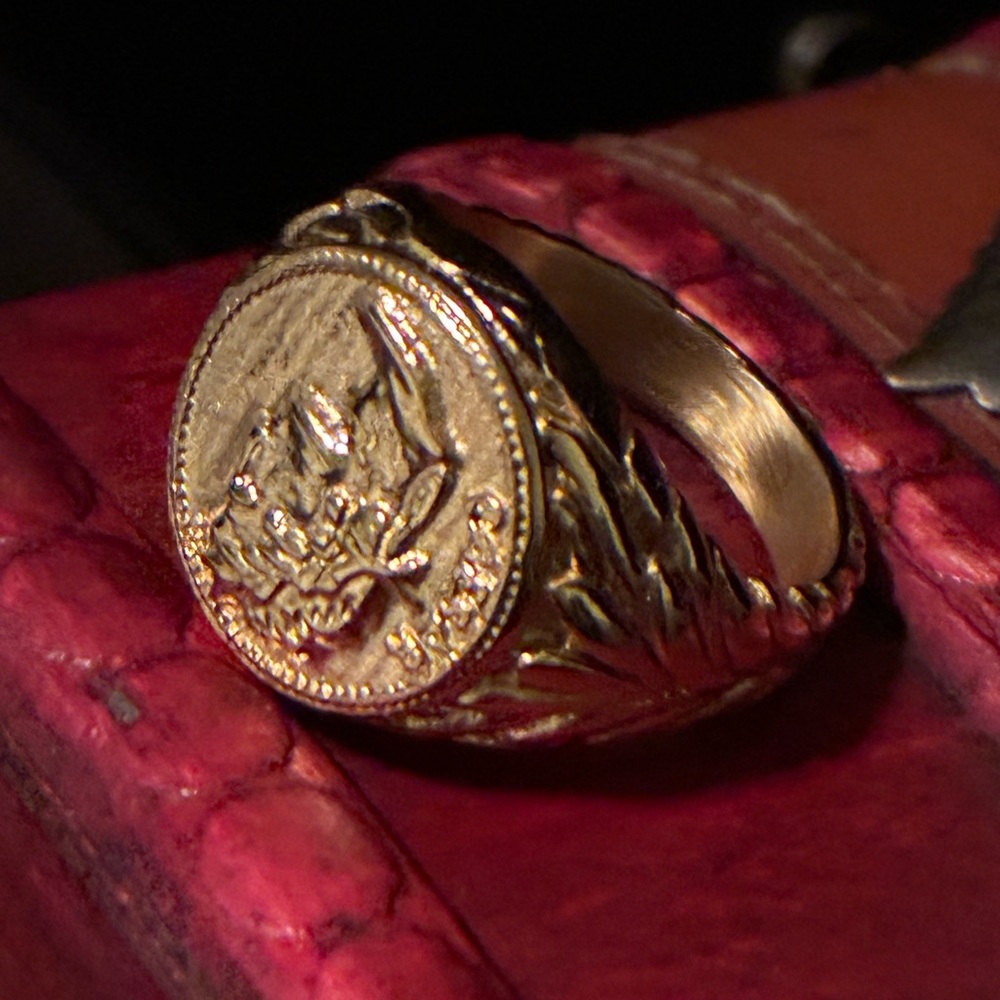 Gold Statement Ring - Picture 16 of 16